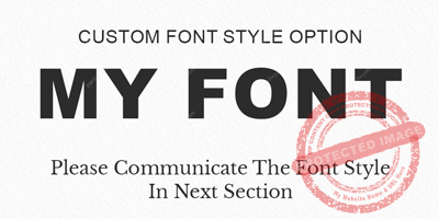 1. Custom Font